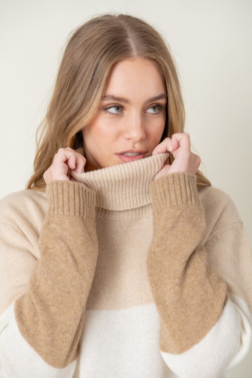 Sweater lana combinado Neviee