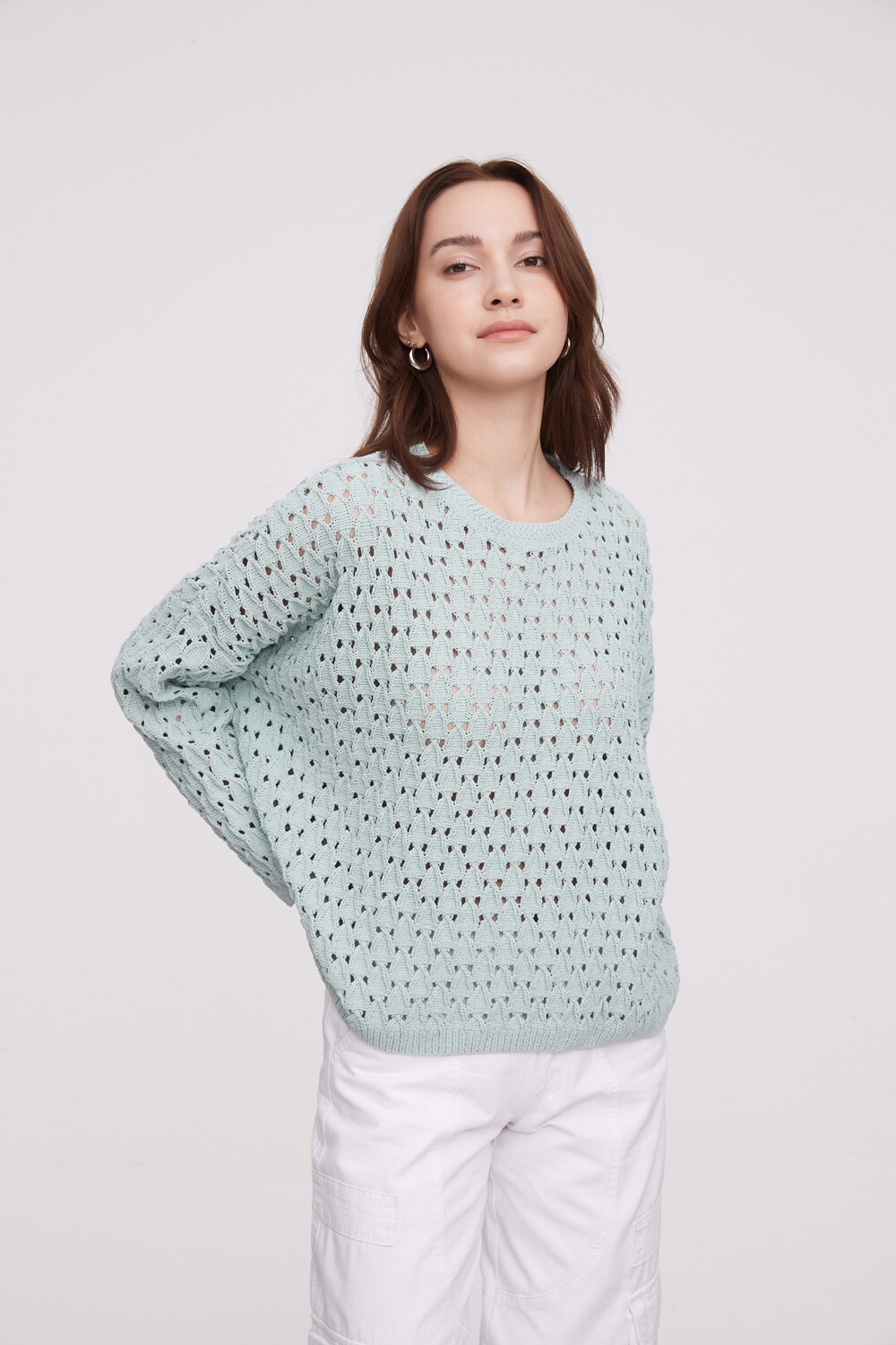 Sweater Vicenti Verde Agua