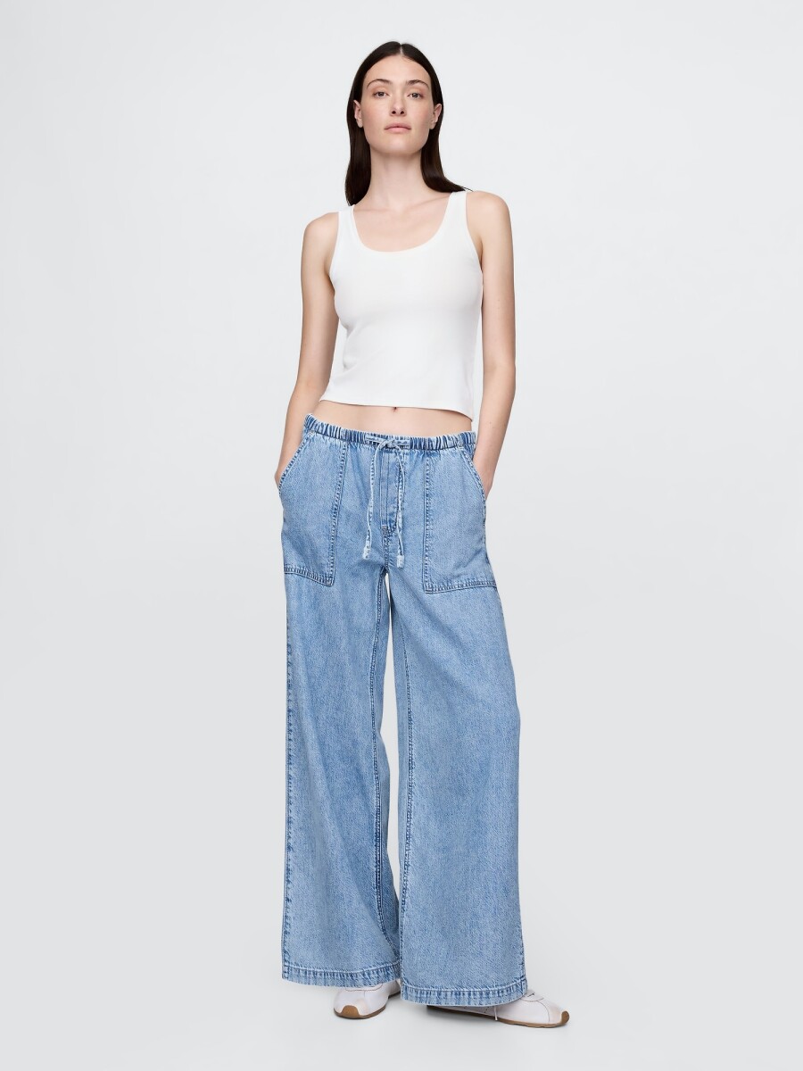 Jean Baggy Easy Mujer - Light Indigo 1 