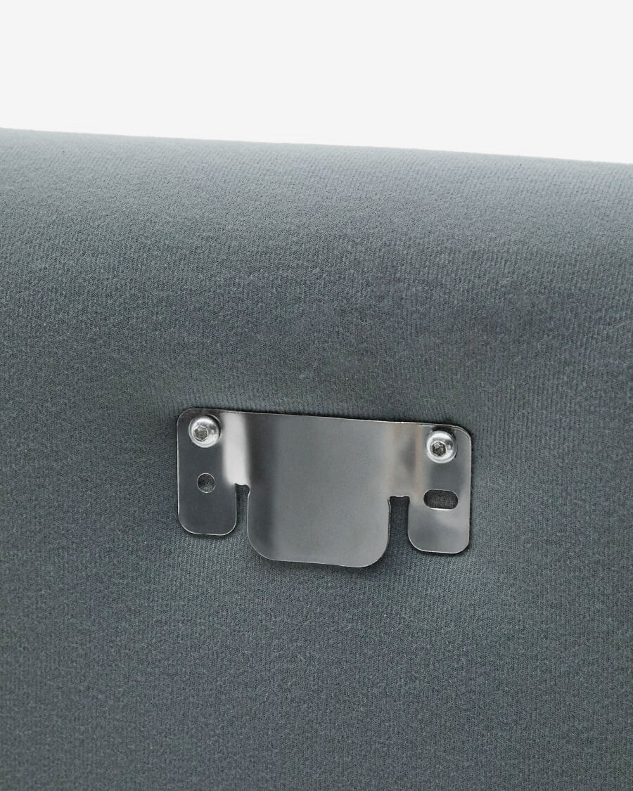 Cabecero desenfundable Jaira de lino y algodón topo para cama de 180 cm FSC Mix Credit