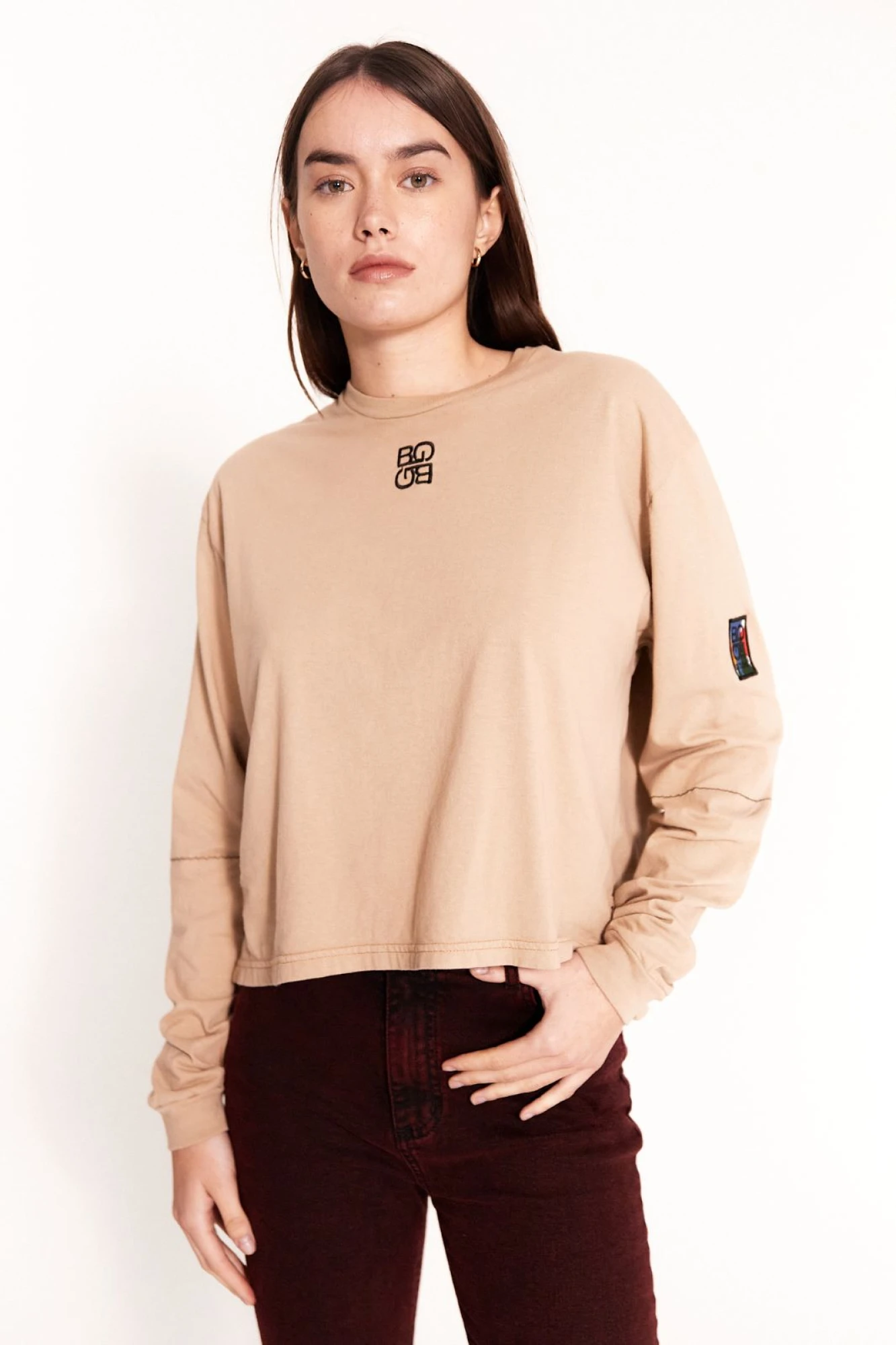 Remera Patch camel m