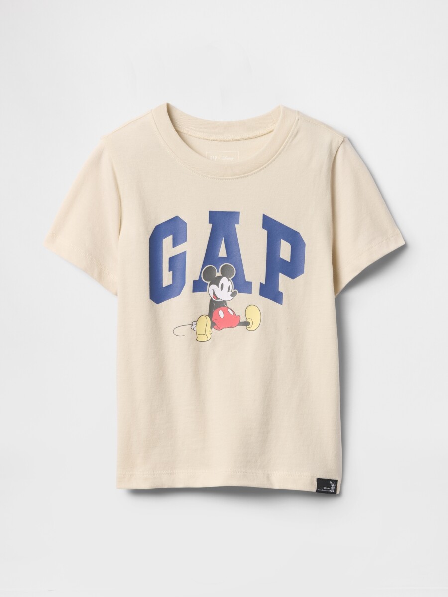Remera Logo Gap Disney Toddler Niño - Chino 