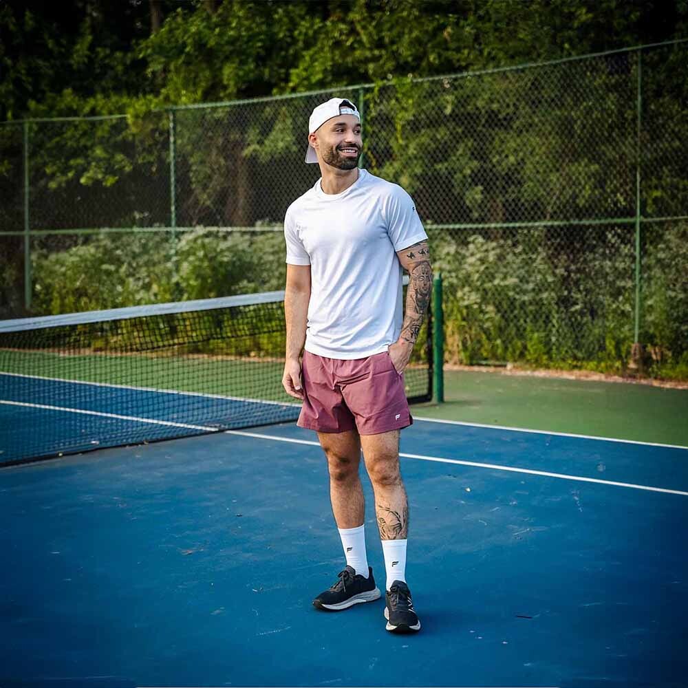 Polo Manga Corta Fit The Training Day Tee Hombre Classic White