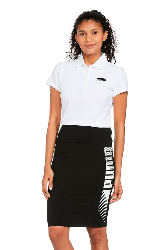 POLLERA MUJER PUMA ESS GRAPHIC SKIRT Negro