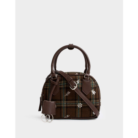 Carteras Bowling Medianas Estampado Escoces