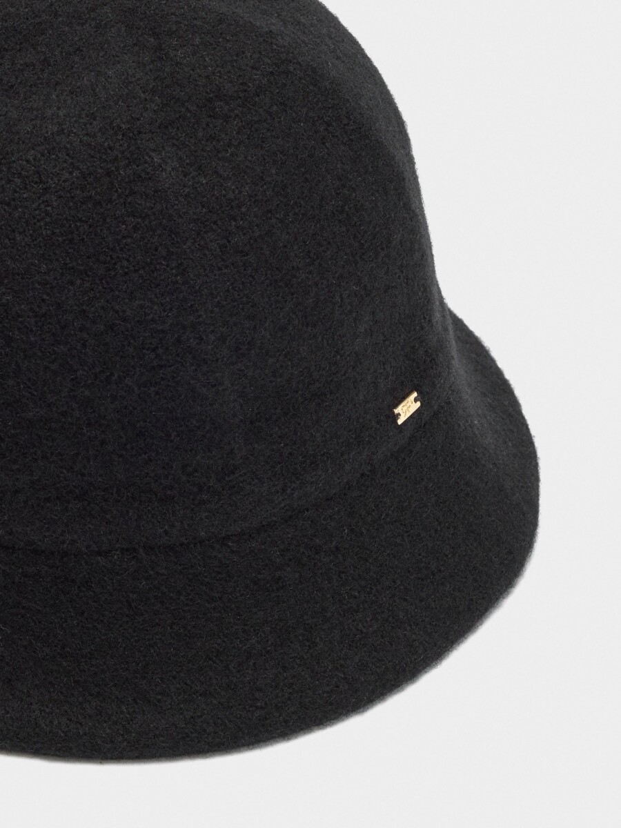 Sombrero Bucket De Lana gris