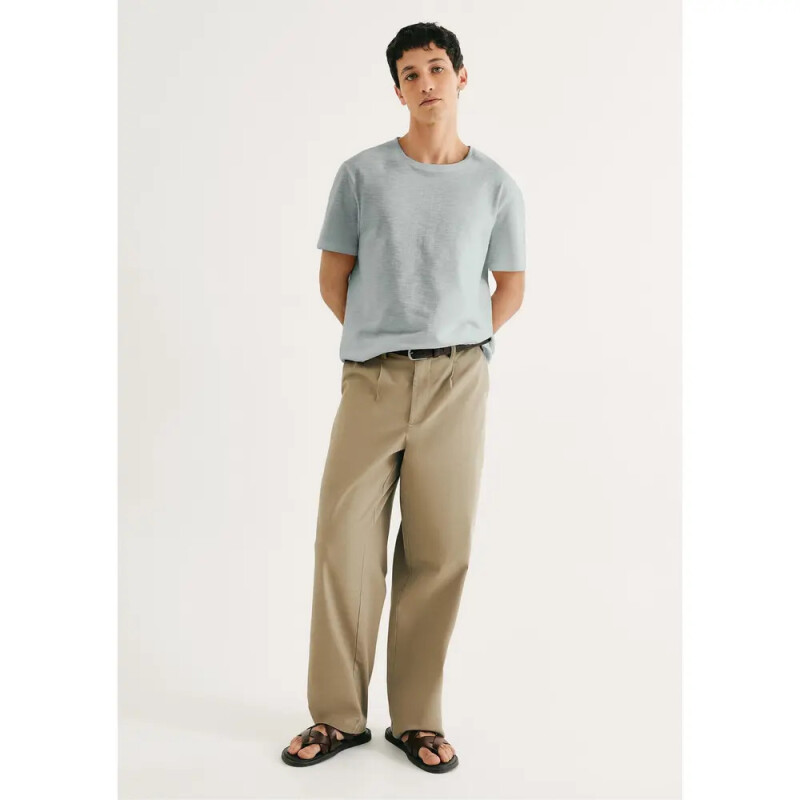 CAMISETA MM MASC AZUL CLARO