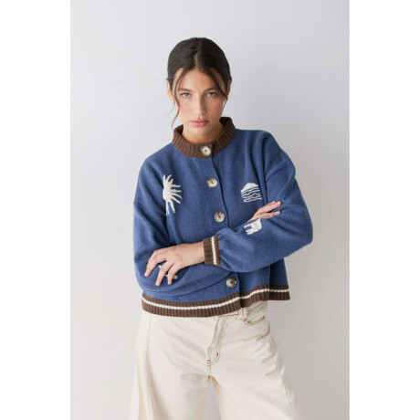 Pre Venta Cardigan Terro Uy Azul