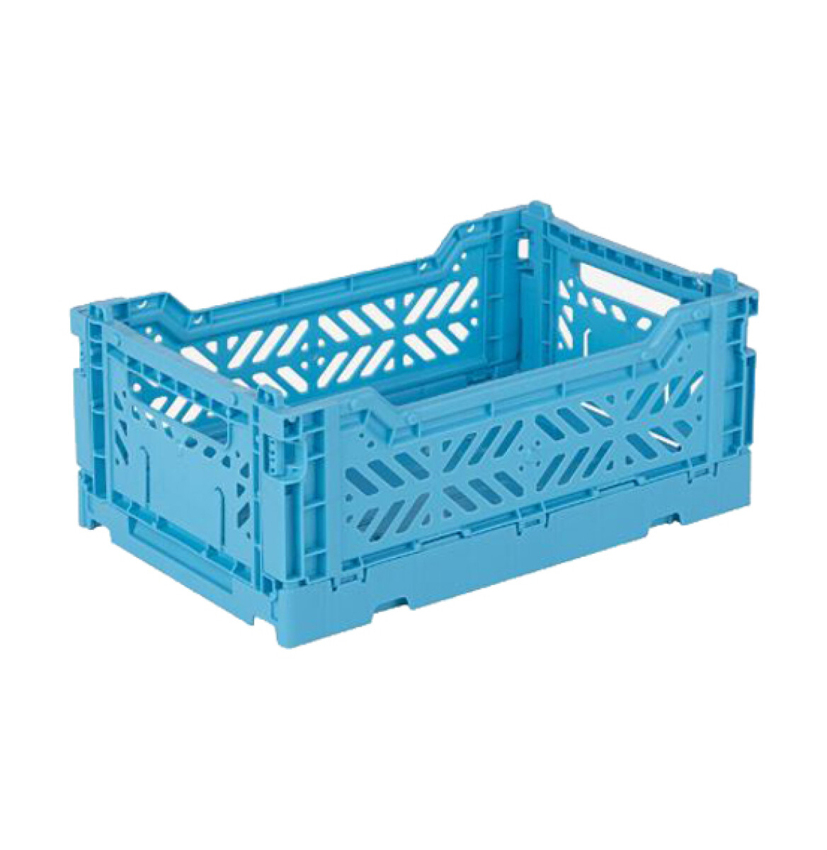 Caja organizadora plegable y apilable Chica - Turquesa 