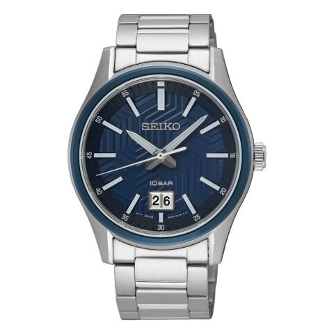 Reloj Seiko SUR559P1 para hombre con correa de acero Azul