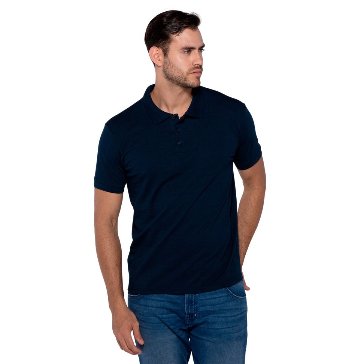 Remera chomba premium - Azul marino 