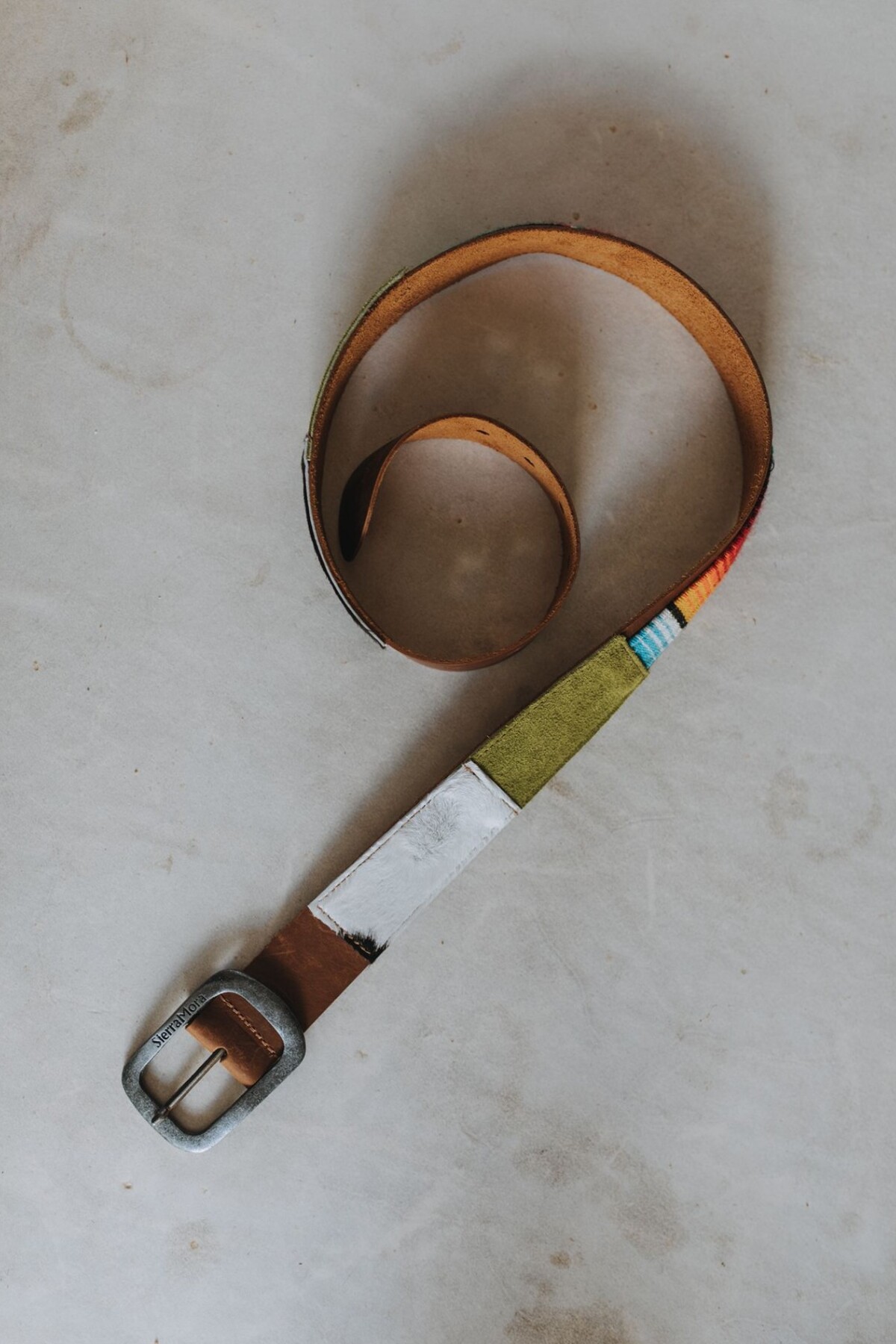 Handcrafted Belt Pistacho