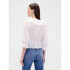 LS RUFFLE COLLAR TOP NEW OFF WHITE