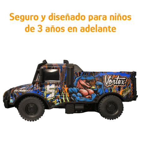 Camión a Control Remoto Vagrant Con Luces y Sonido Azul