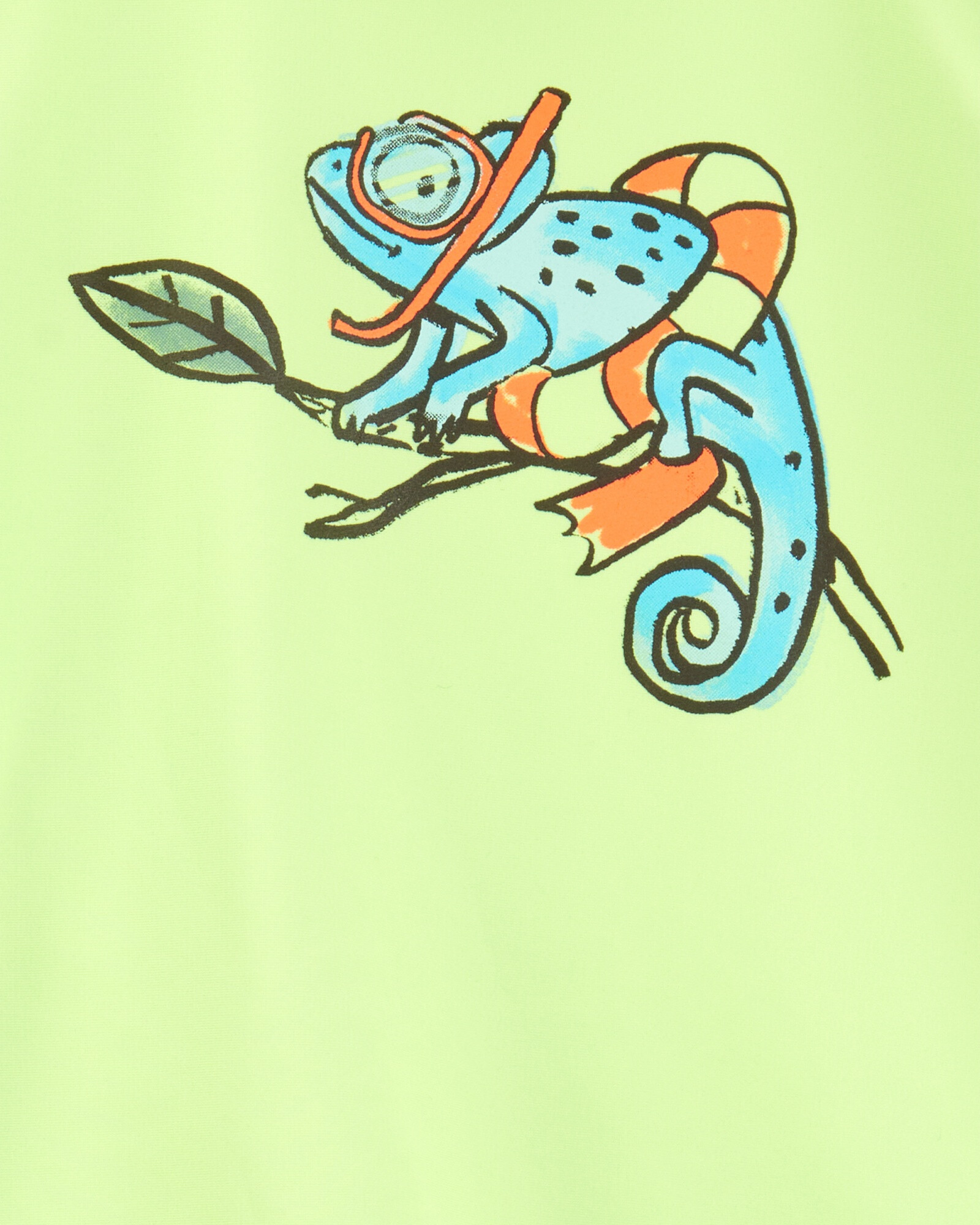 Traje de baño dos piezas, con protección UPF 50+, manga larga, diseño iguanas Sin color