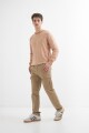 Sweater cuello redondo BEIGE