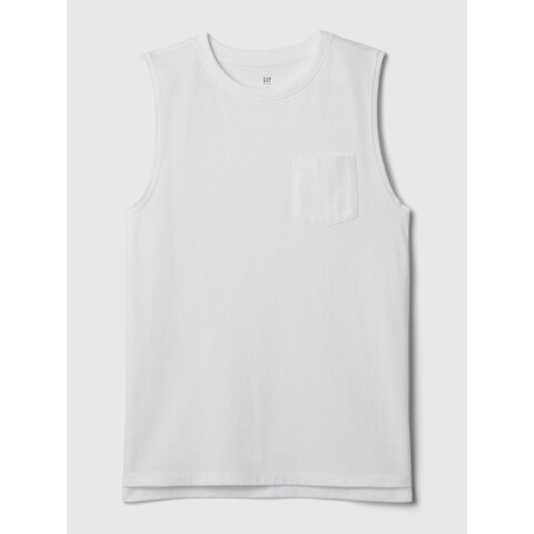 MUSCLE TANK OPTIC WHITE
