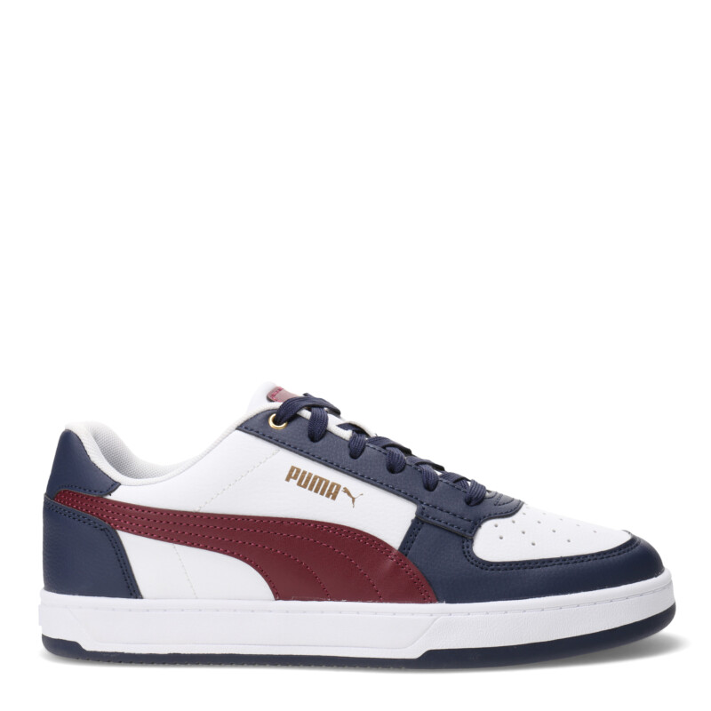 Championes de Hombre Puma Caven 2.0 Mns Blanco - Azul marino - Bordó