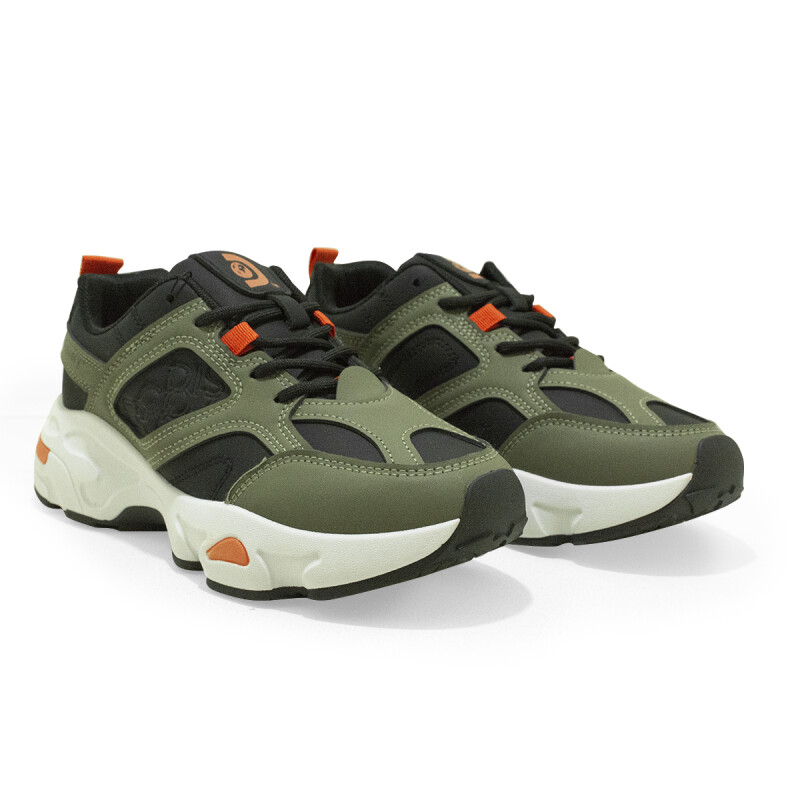 Championes Discovery calzado Earth Sport Camo de Mujer - DISCFW25828 Negro-verde