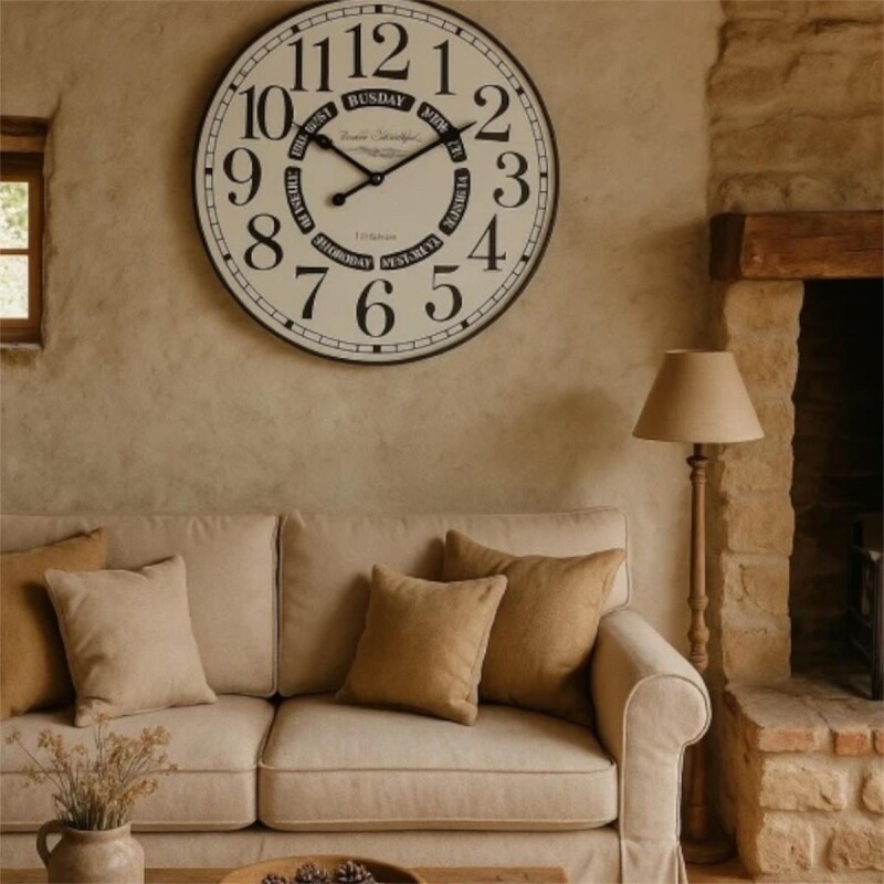 Reloj de Pared en Hierro 69.5X69.5 Reloj de Pared en Hierro 69.5X69.5