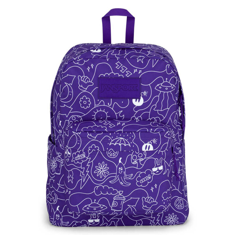 Mochila Portalaptop Superbreak Plus Dub Doodle Purple