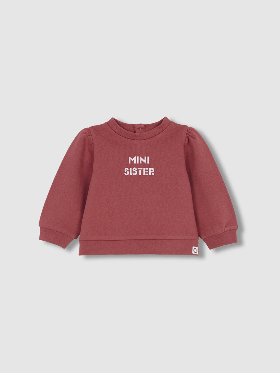 Sudadera Mini Sister Coral Nuevo