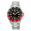 Reloj análogo Q&Q esfera negra y roja Modelo C72A004PY Reloj análogo Q&Q esfera negra y roja Modelo C72A004PY