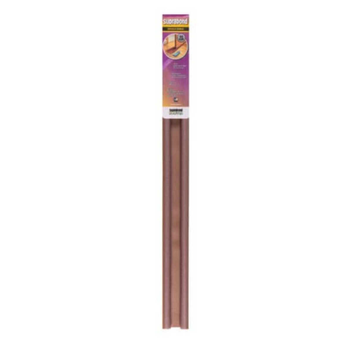 ZOCALO DOBLE GOMA 95 CM - MARRON 