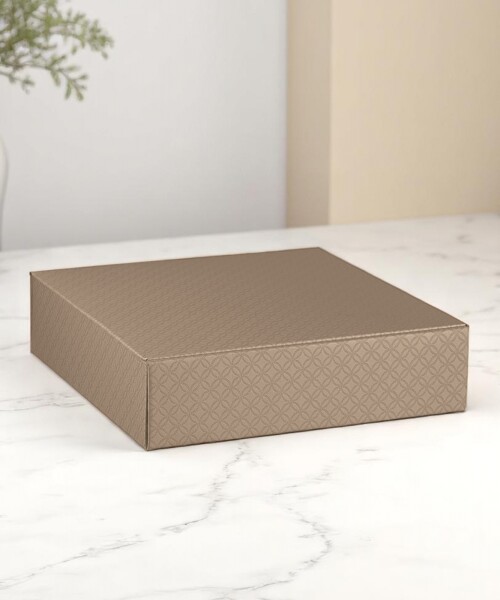 Caja rígida 4 botellas 34x37x9 - 37256 - MATELASSE CUOIO Caja rígida 4 botellas 34x37x9 - 37256 - MATELASSE CUOIO