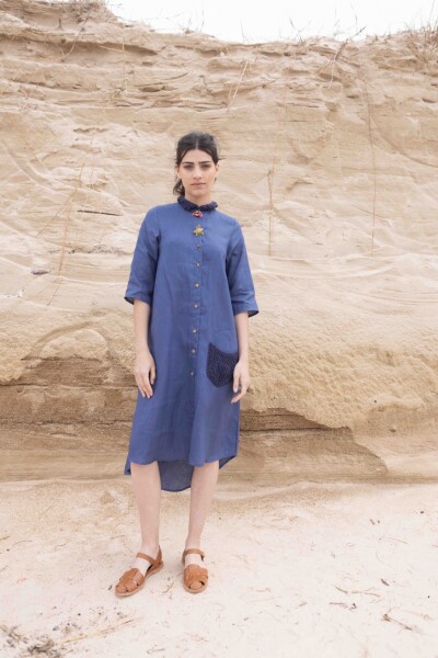 TUNICA JAPO KNIT Azul