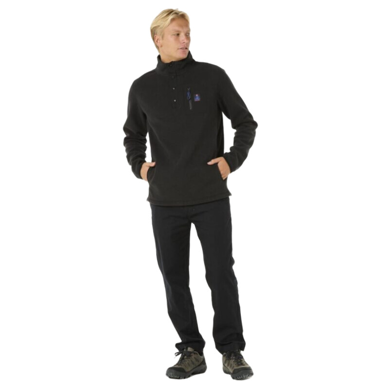 Canguro Rip Curl Search Polar Fleece Crew - Negro Canguro Rip Curl Search Polar Fleece Crew - Negro