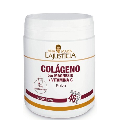 Colágeno con Magnesio + Vitamina C 350gr Sabor Fresa AML Colágeno con Magnesio + Vitamina C 350gr Sabor Fresa AML