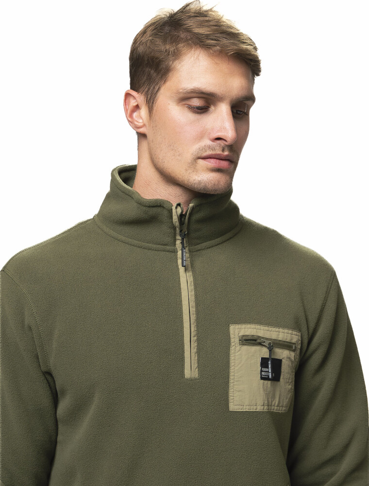 Buzo Polar Bulls Verde/Beige