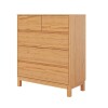 Comoda Square 3+2 Cajones Madera Natural Comoda Square 3+2 Cajones Madera Natural
