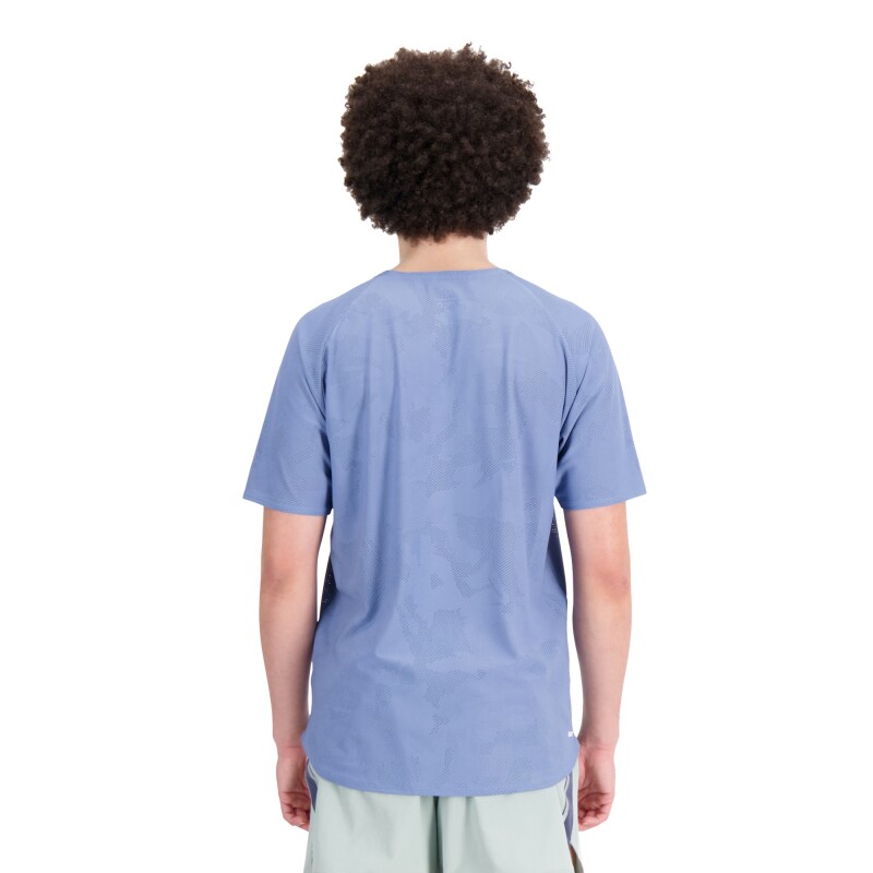 Remera New Balance de Hombre - Q SPEED - MT33281MYL BEIGE