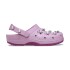 Floral Cut Out Elevated Clog - Unisex Hydrangea