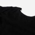 Blusa oversize con volados NEGRO