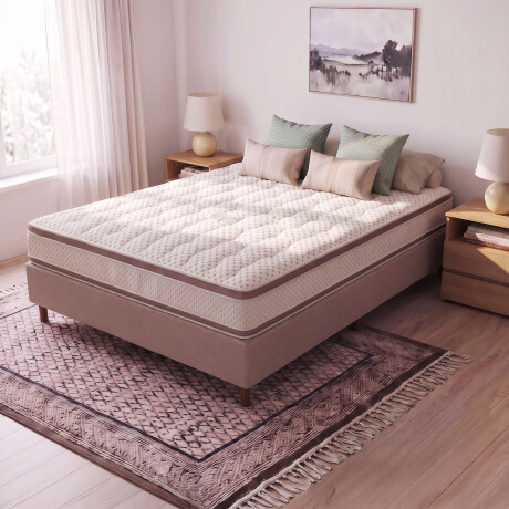 SOMMIER DE ESPUMA IVORY A 2 PLAZAS