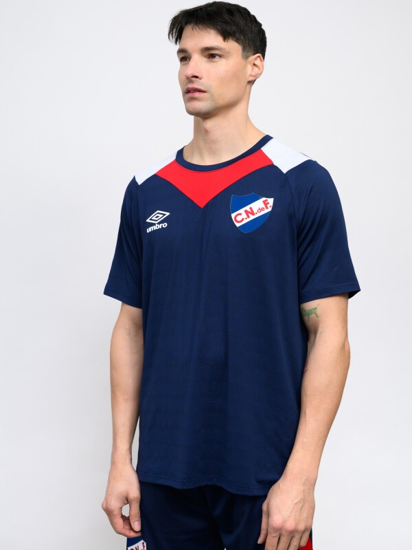 REMERA ORYN Nacional Hombre Azul Marino, Rojo, Blanco