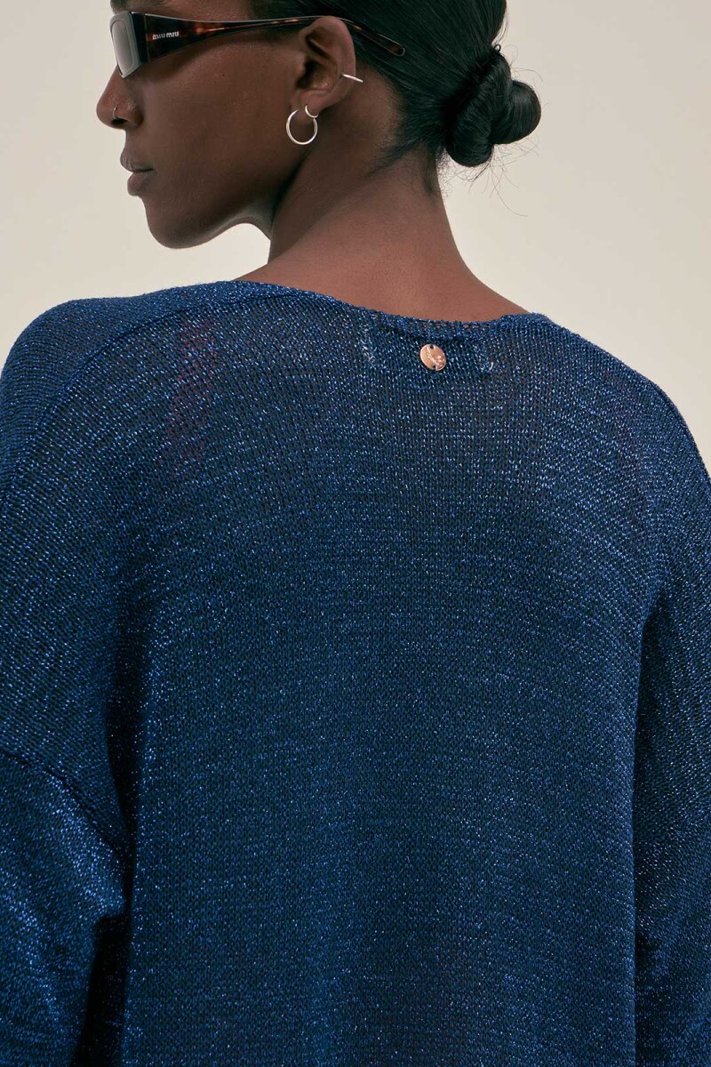 LU CARDIGAN Blue