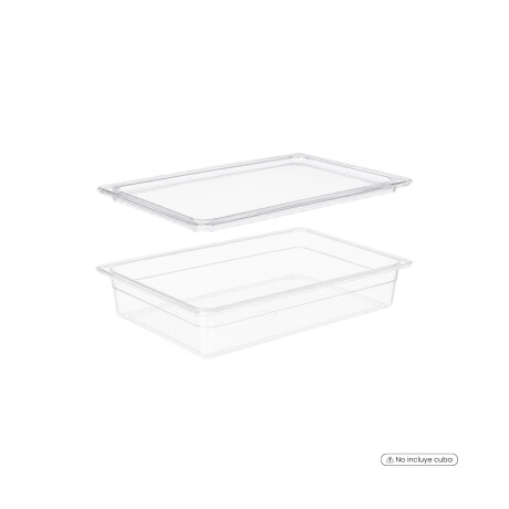 Tapa Rígida para Cuba de Policarbonato GN 1/1 Tapa Rígida para Cuba de Policarbonato GN 1/1