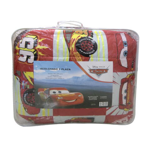 Acolchado Infantil Cars Microfibra 1 Plaza U