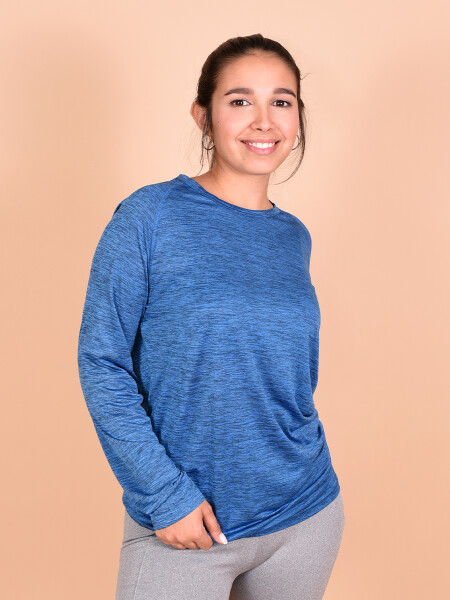 REMERA SWEAT AZUL