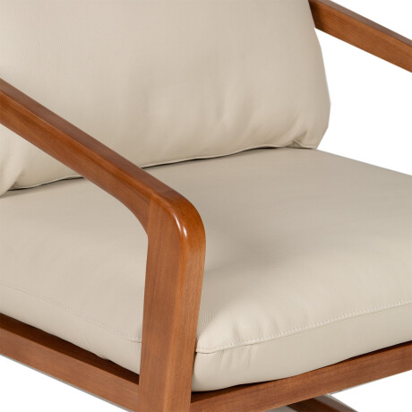 Butaca Donatella - Cuero Natural 1000 (Off White)