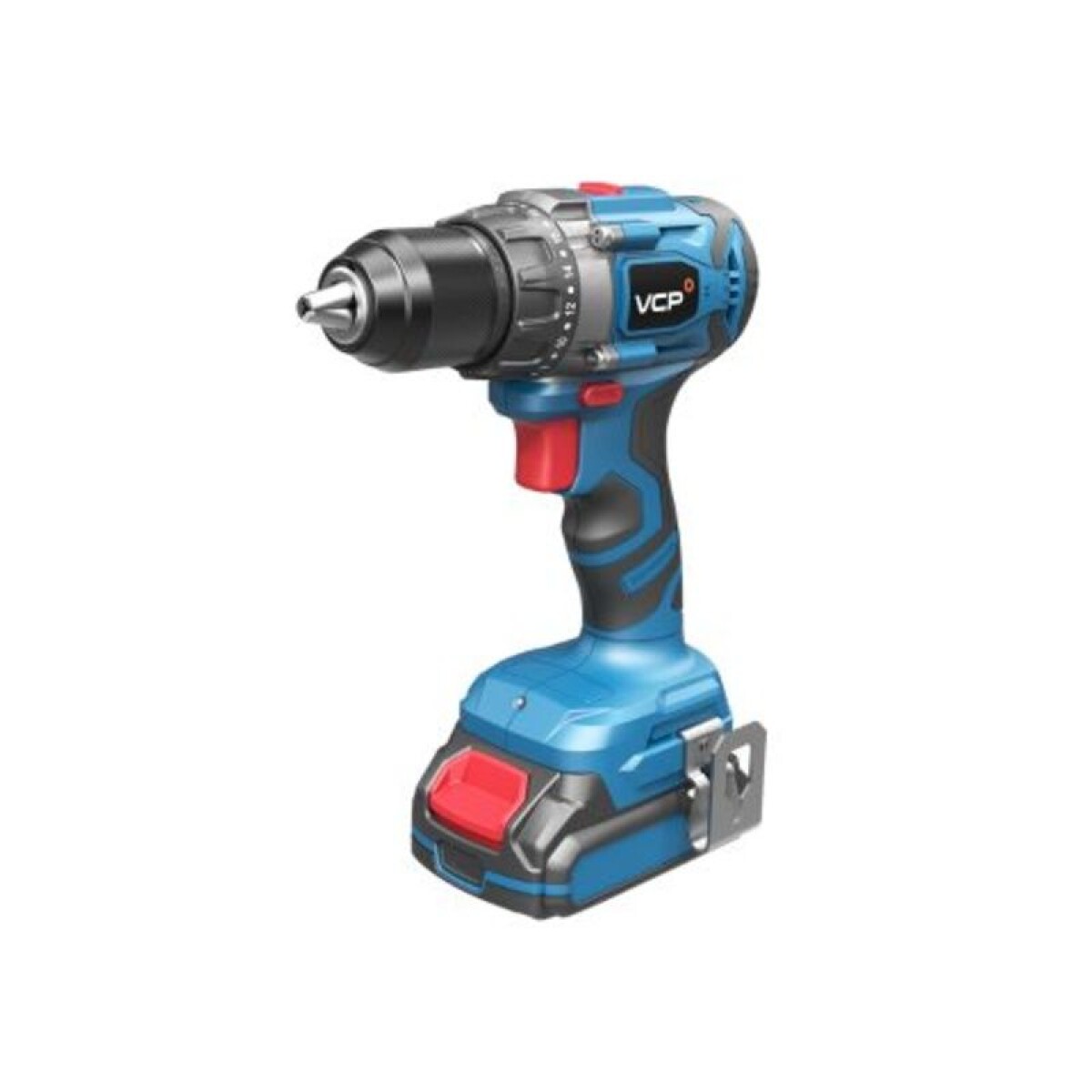 TALADRO A BATERIA 20 V - 40NM - 10MM BRUSHLESS C/ MALETIN INCL 2 BAT+CARG - VCP 