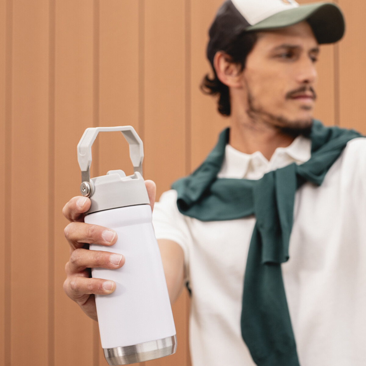 BOTELLA MALAQUITA - BLANCO 