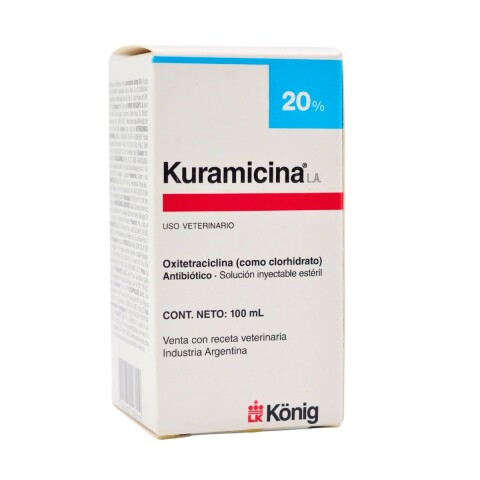 KURAMICINA L.A. – ANTIBIÓTICO INYECTABLE DE ACCIÓN PROLONGADA PARA BOVINOS, OVINOS Y PORCINOS – 100 ML KURAMICINA L.A. – ANTIBIÓTICO INYECTABLE DE ACCIÓN PROLONGADA PARA BOVINOS, OVINOS Y PORCINOS – 100 ML