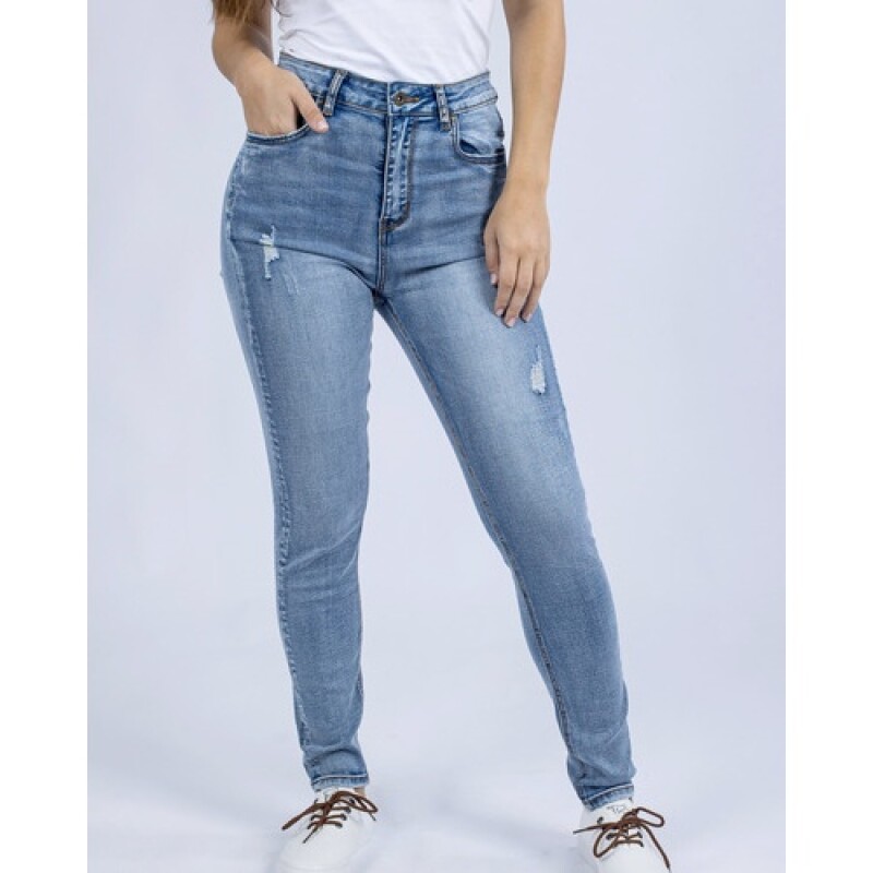 Jeans de Mujer skinny fit UFO Chelsea Azul Claro Azul claro