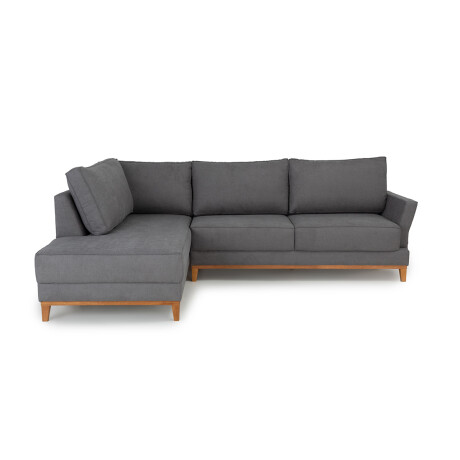 Rinconera Amadeus Chica - Tela Microfibra - Chaise Izquierdo 2160 (Grafito)