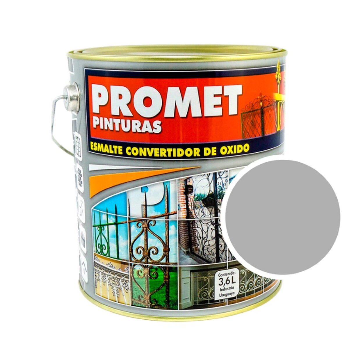 Esmalte Convertidor Gris Perla 3.6 Lt. 